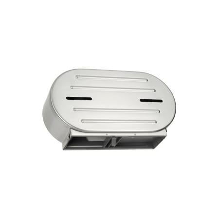 Asi ASI Surface Mounted Twin 9" Jumbo Roll Toilet Tissue Dispenser - 0040 40